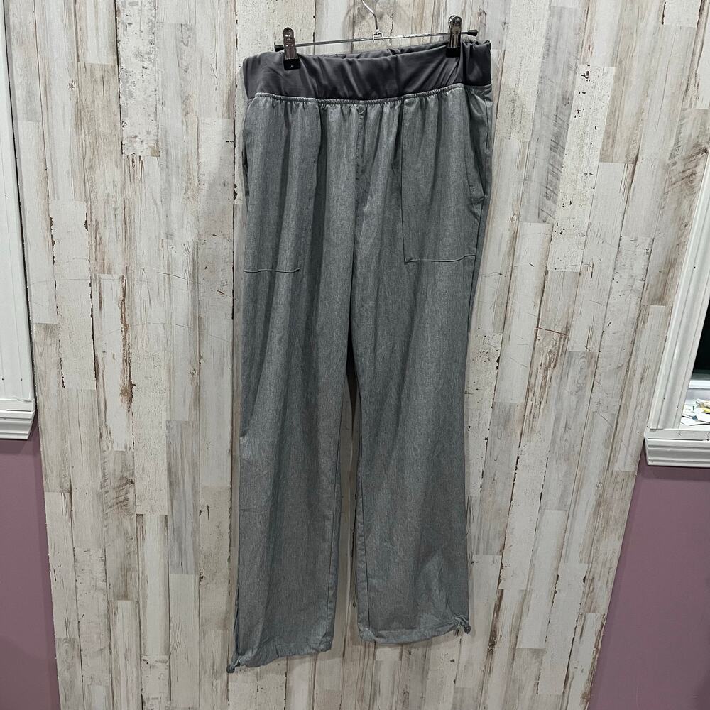 Ocean + Coast Gray Quick Dry Moisture Wicking Pants Athleisure Lounge Womens L
